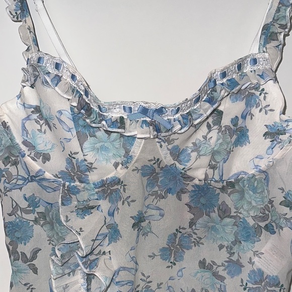 Edikted Floral Sweetheart Floral Corset Cami  Bra Top. NWT - Picture 13 of 15
